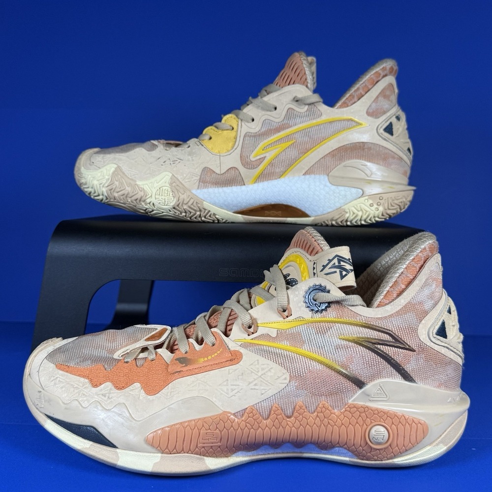ANTA Kyrie Irving Shock Wave 5 Men's 6.5 Women's 8 Sand Lizard Basketball‎ Shoes